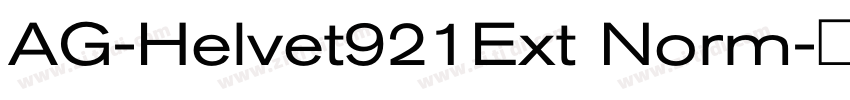 AG-Helvet921Ext Norm字体转换